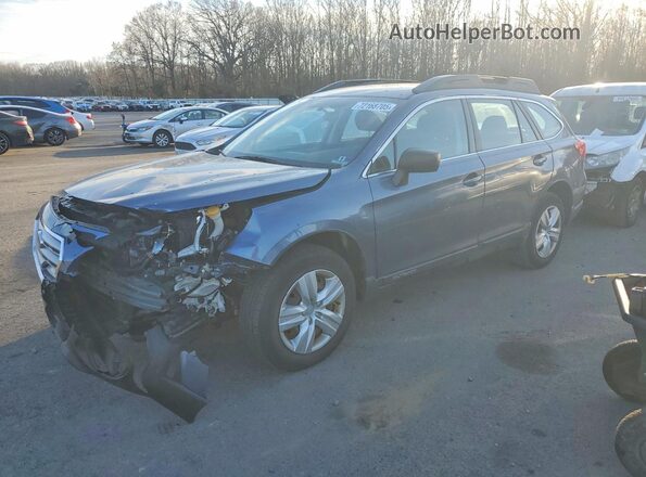 4S4BSAAC5G3219932 2016 SUBARU OUTBACK Синий Передняя левая четверть
