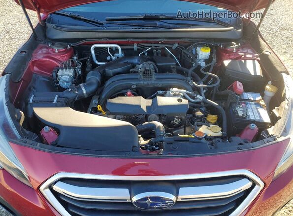 4S4BSABC3K3300807 2019 SUBARU OUTBACK Red Widok wnętrza z tyłu