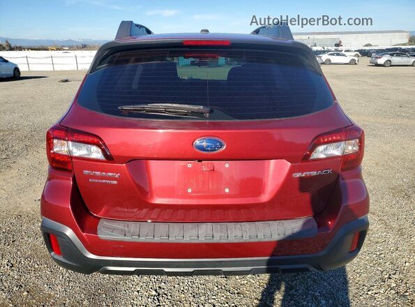 4S4BSABC3K3300807 2019 SUBARU OUTBACK Red Widok z tyłu