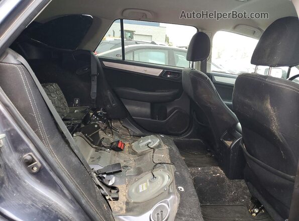 4S4BSACC2H3432125 2017 SUBARU OUTBACK Угольный Вид задней части салона