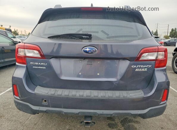 4S4BSACC2H3432125 2017 SUBARU OUTBACK Угольный Вид сзади