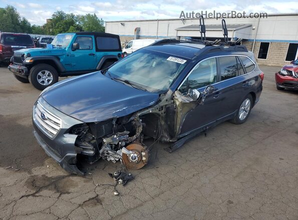 4S4BSACC3G3238301 2016 SUBARU OUTBACK Синий Передняя левая четверть