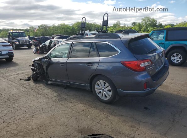 4S4BSACC3G3238301 2016 SUBARU OUTBACK Синий Задняя левая четверть