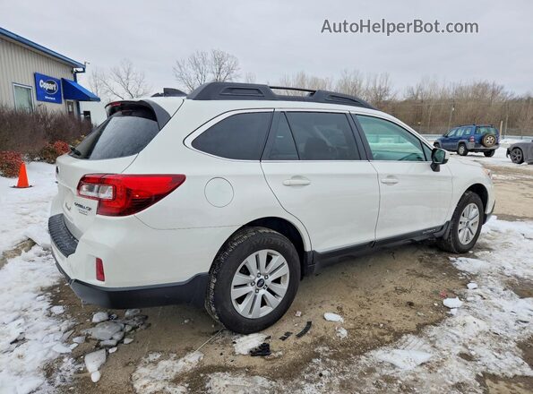 4S4BSADC0H3202419 2017 SUBARU OUTBACK Белый Задняя правая четверть