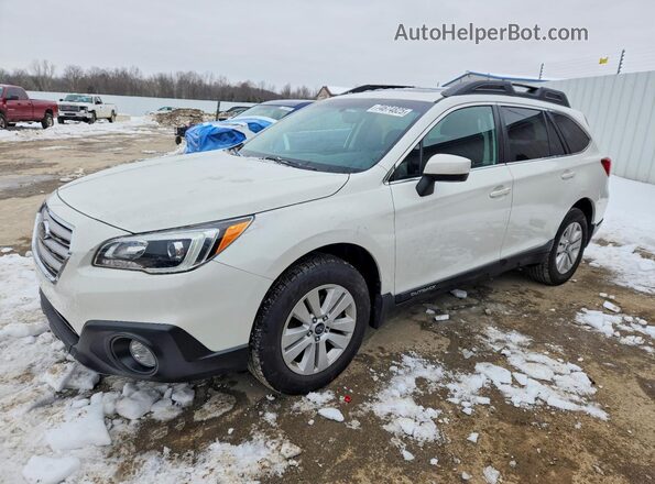 4S4BSADC0H3202419 2017 SUBARU OUTBACK Белый Передняя левая четверть