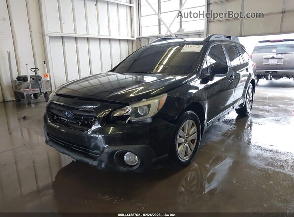 4S4BSADCXH3204775 2017 SUBARU OUTBACK Черный Передняя левая четверть