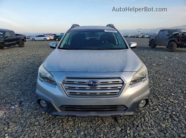 4S4BSAEC0G3249852 2016 SUBARU OUTBACK Серебряный Вид спереди
