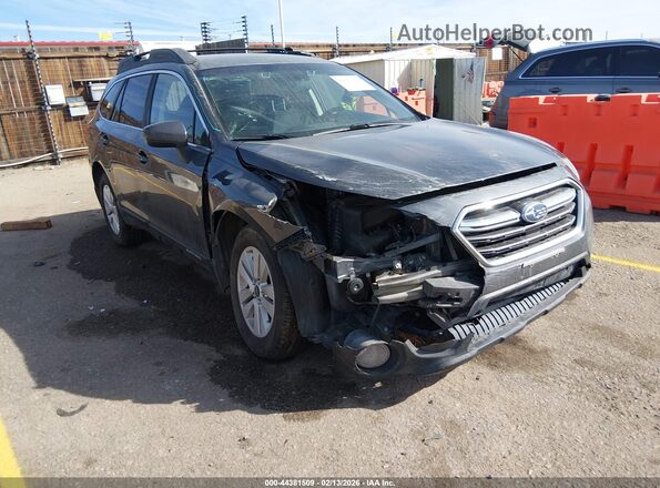 4S4BSAFC1K3371823 2019 SUBARU OUTBACK Черный Передняя правая четверть