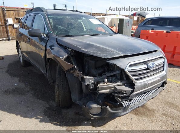 4S4BSAFC1K3371823 2019 SUBARU OUTBACK Черный Вид спереди
