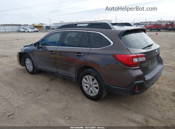 4S4BSAFC3K3283744 2019 SUBARU OUTBACK Brown Trasero izquierdo
