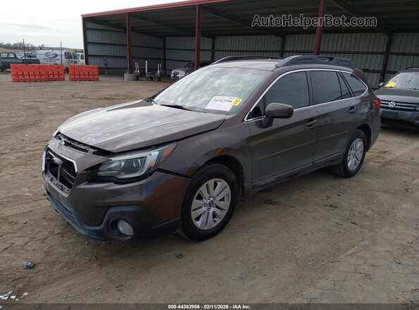 4S4BSAFC3K3283744 2019 SUBARU OUTBACK Brown Vista tres cuartos delantera izquierda