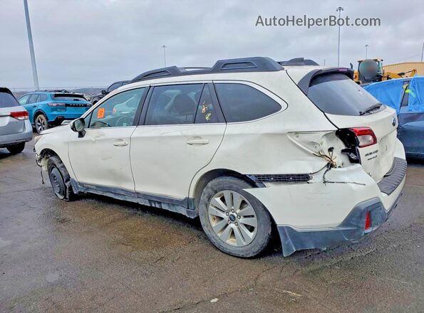 4S4BSAFC5J3259735 2018 SUBARU OUTBACK Белый Задняя левая четверть