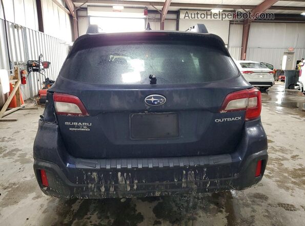 4S4BSAFC8J3296214 2018 SUBARU OUTBACK Синий Вид сзади