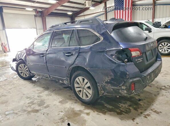 4S4BSAFC8J3296214 2018 SUBARU OUTBACK Синий Задняя левая четверть