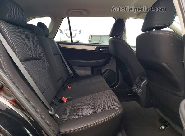 4S4BSAFCXK3226392 2019 SUBARU OUTBACK Черный Вид задних сидений