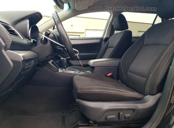 4S4BSAFCXK3226392 2019 SUBARU OUTBACK Черный Вид салона спереди