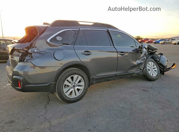 4S4BSAHC7J3224496 2018 SUBARU OUTBACK Серый Задняя правая четверть