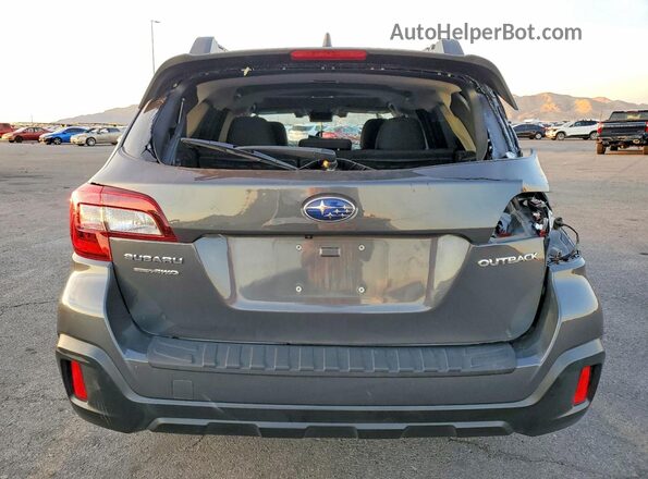 4S4BSAHC7J3224496 2018 SUBARU OUTBACK Серый Вид сзади