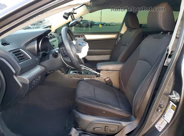 4S4BSAHC7J3224496 2018 SUBARU OUTBACK Серый Вид салона спереди