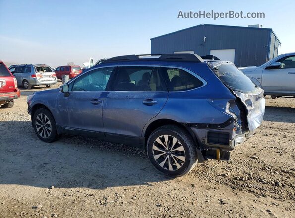4S4BSAJC6G3238411 2016 SUBARU OUTBACK Синий Задняя левая четверть