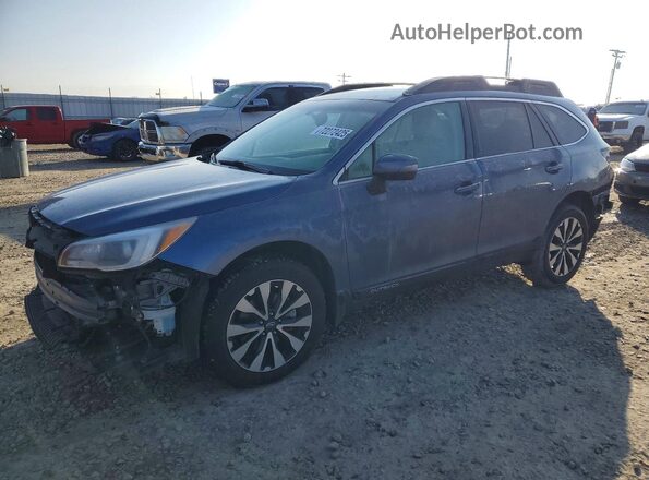 4S4BSAJC6G3238411 2016 SUBARU OUTBACK Синий Передняя левая четверть