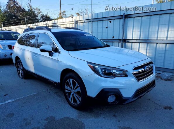 4S4BSAJC7K3324724 2019 SUBARU OUTBACK Белый Передняя правая четверть