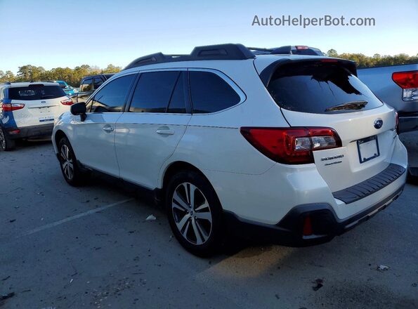 4S4BSAJC7K3324724 2019 SUBARU OUTBACK Белый Задняя левая четверть