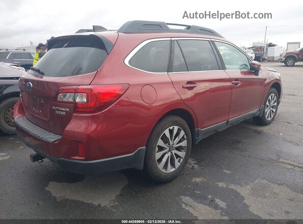 4S4BSAKC1H3380262 2017 SUBARU OUTBACK Red Tył prawy