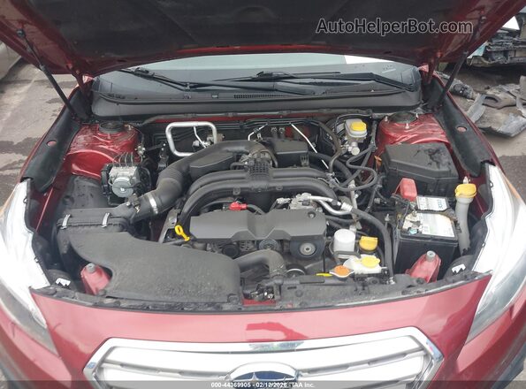 4S4BSAKC1H3380262 2017 SUBARU OUTBACK Red Widok z tyłu