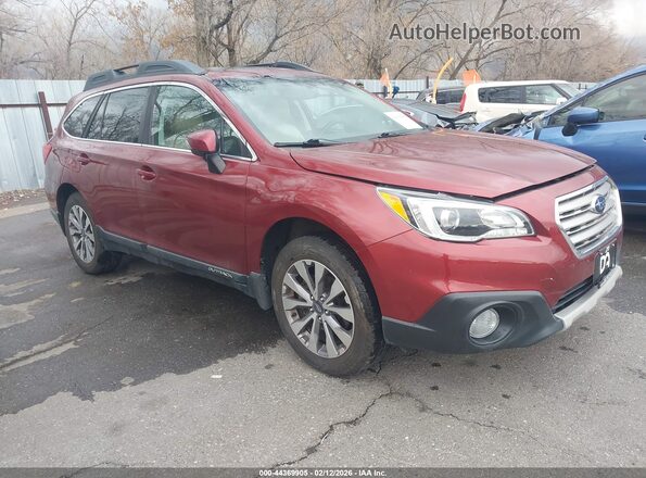 4S4BSAKC1H3380262 2017 SUBARU OUTBACK Red Przód prawy