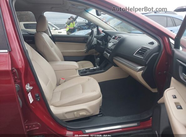 4S4BSAKC1H3380262 2017 SUBARU OUTBACK Red Widok wnętrza z przodu