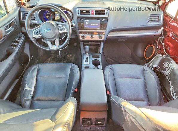 4S4BSAKC3H3248409 2017 SUBARU OUTBACK Красный Вид панели приборов