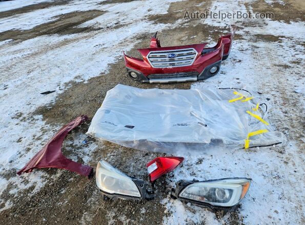 4S4BSAKC3H3248409 2017 SUBARU OUTBACK Красный Вид наклейки с VIN-кодом