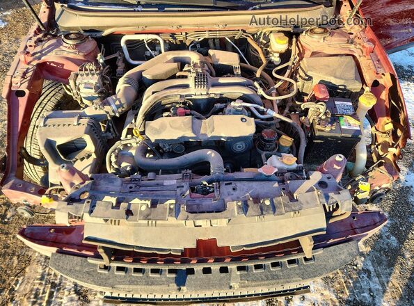 4S4BSAKC3H3248409 2017 SUBARU OUTBACK Красный Вид подкапотного пространства
