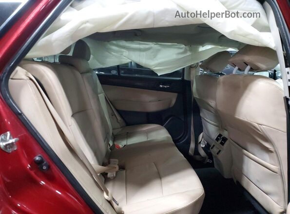 4S4BSAKC4J3274023 2018 SUBARU OUTBACK Темно-бордовый Вид задних сидений