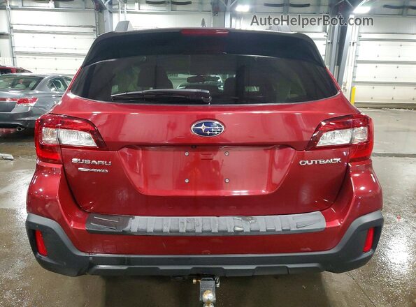 4S4BSAKC4J3274023 2018 SUBARU OUTBACK Темно-бордовый Вид сзади