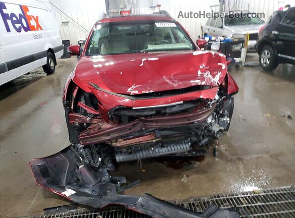 4S4BSAKC4J3274023 2018 SUBARU OUTBACK Темно-бордовый Вид спереди