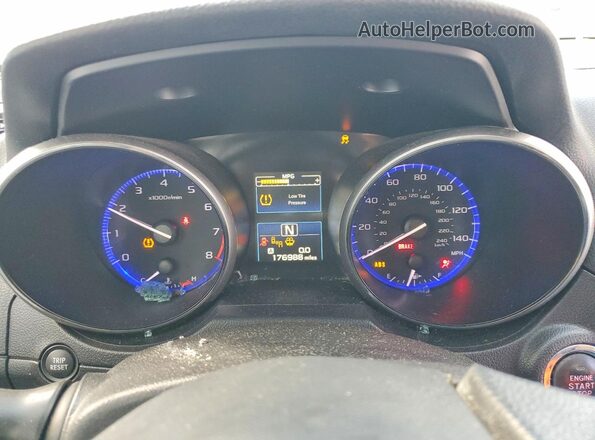 4S4BSAKC6H3215629 2017 SUBARU OUTBACK Gray Widok zestawu wskaźników