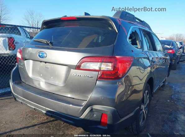 4S4BSANC0K3265669 2019 SUBARU OUTBACK Серый Задняя правая четверть