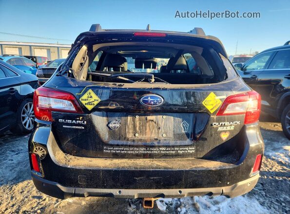 4S4BSANC1H3326536 2017 SUBARU OUTBACK Черный Вид сзади