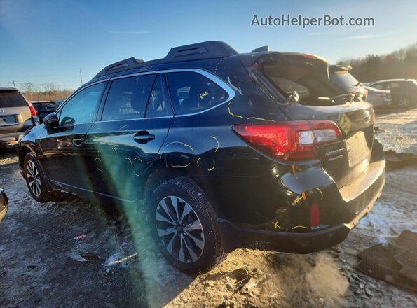 4S4BSANC1H3326536 2017 SUBARU OUTBACK Черный Задняя левая четверть