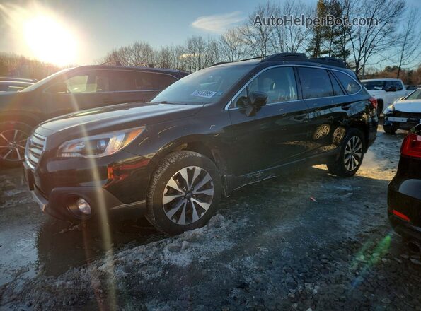 4S4BSANC1H3326536 2017 SUBARU OUTBACK Черный Передняя левая четверть