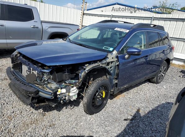 4S4BSANC2K3347726 2019 SUBARU OUTBACK Синий Передняя левая четверть
