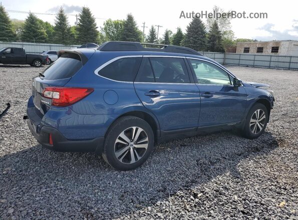 4S4BSANC2K3347726 2019 SUBARU OUTBACK Синий Задняя правая четверть