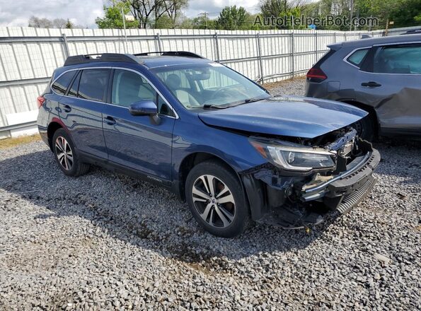 4S4BSANC2K3347726 2019 SUBARU OUTBACK Синий Передняя правая четверть
