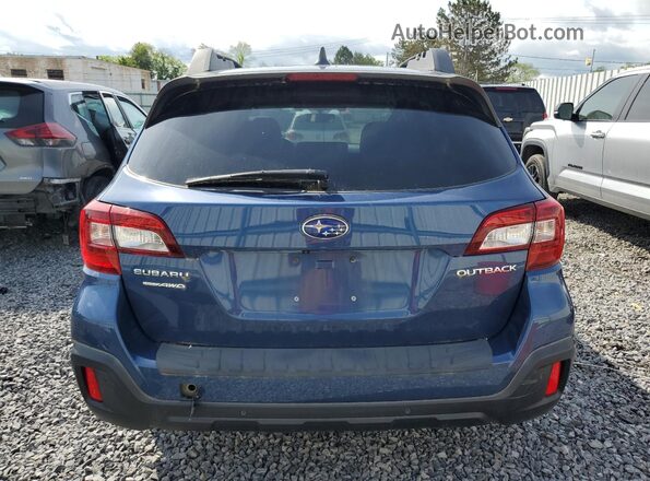 4S4BSANC2K3347726 2019 SUBARU OUTBACK Синий Вид сзади