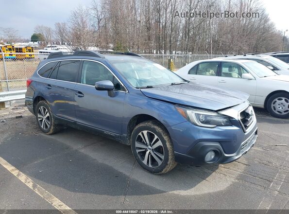 4S4BSANC3J3321067 2018 SUBARU OUTBACK Синий Передняя правая четверть