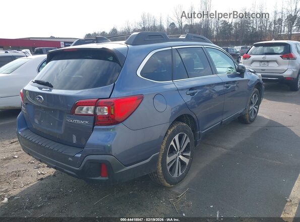 4S4BSANC3J3321067 2018 SUBARU OUTBACK Синий Задняя правая четверть