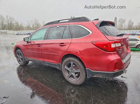 4S4BSANC5H3208859 2017 SUBARU OUTBACK Бордовый Задняя левая четверть