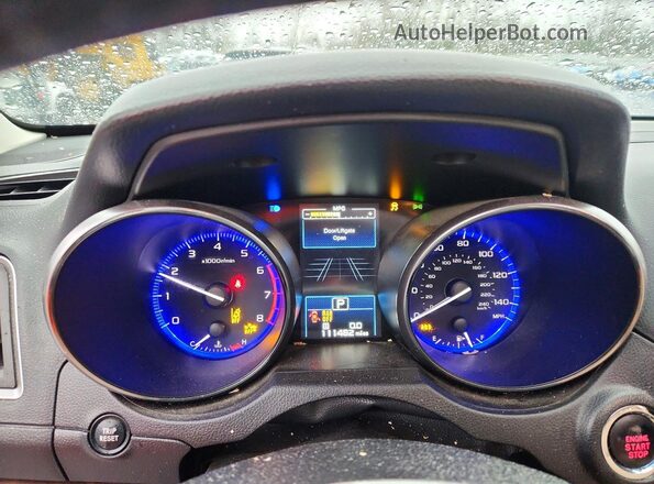 4S4BSANC5H3208859 2017 SUBARU OUTBACK Бордовый Вид щитка приборов